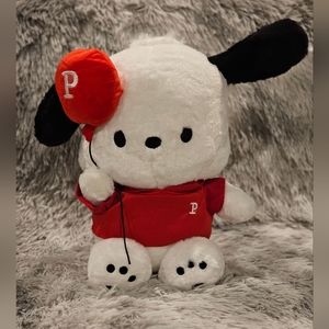 Sanrio Pochacco plush with red balloon